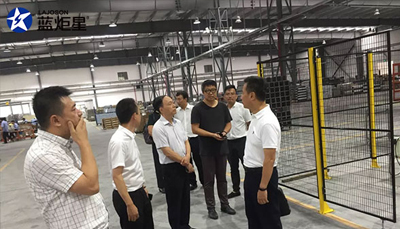 协会领导调研耀世集成灶智造小镇