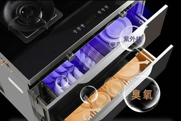 耀世集成灶配备消毒柜