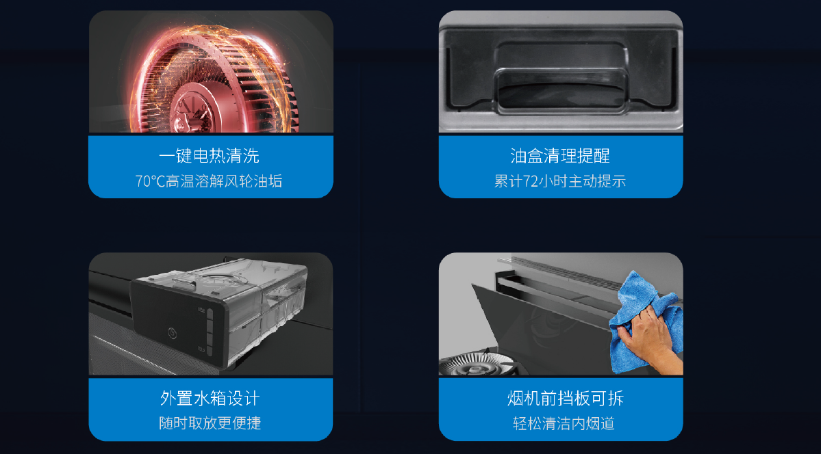 耀世集成灶清洗方便